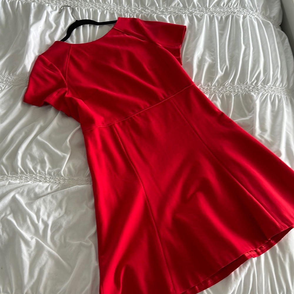 EUC J.Crew knit little red dress